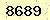 請輸入此驗證碼 : 8689