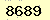 請輸入此驗證碼 : 8689
