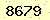 請輸入此驗證碼 : 8679