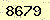 請輸入此驗證碼 : 8679