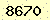 請輸入此驗證碼 : 8670