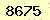 請輸入此驗證碼 : 8675
