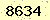 請輸入此驗證碼 : 8634