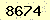 請輸入此驗證碼 : 8674