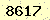 請輸入此驗證碼 : 8617