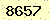 請輸入此驗證碼 : 8657