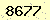 請輸入此驗證碼 : 8677
