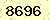 請輸入此驗證碼 : 8696