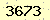 請輸入此驗證碼 : 3673