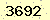 請輸入此驗證碼 : 3692