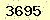 請輸入此驗證碼 : 3695