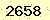 請輸入此驗證碼 : 2658