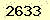 請輸入此驗證碼 : 2633