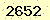 請輸入此驗證碼 : 2652