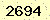 請輸入此驗證碼 : 2694
