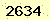 請輸入此驗證碼 : 2634