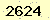 請輸入此驗證碼 : 2624