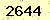 請輸入此驗證碼 : 2644
