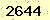 請輸入此驗證碼 : 2644