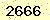 請輸入此驗證碼 : 2666
