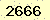 請輸入此驗證碼 : 2666