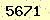 請輸入此驗證碼 : 5671
