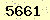 請輸入此驗證碼 : 5661