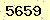 請輸入此驗證碼 : 5659