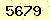 請輸入此驗證碼 : 5679
