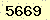 請輸入此驗證碼 : 5669