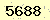 請輸入此驗證碼 : 5688
