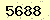 請輸入此驗證碼 : 5688