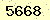 請輸入此驗證碼 : 5668