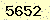 請輸入此驗證碼 : 5652