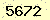 請輸入此驗證碼 : 5672
