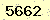 請輸入此驗證碼 : 5662