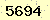 請輸入此驗證碼 : 5694