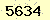 請輸入此驗證碼 : 5634
