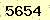 請輸入此驗證碼 : 5654