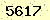 請輸入此驗證碼 : 5617