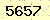 請輸入此驗證碼 : 5657