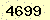 請輸入此驗證碼 : 4699
