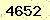 請輸入此驗證碼 : 4652