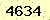 請輸入此驗證碼 : 4634