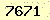 請輸入此驗證碼 : 7671
