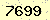 請輸入此驗證碼 : 7699