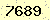 請輸入此驗證碼 : 7689