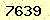請輸入此驗證碼 : 7639