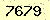 請輸入此驗證碼 : 7679