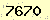 請輸入此驗證碼 : 7670